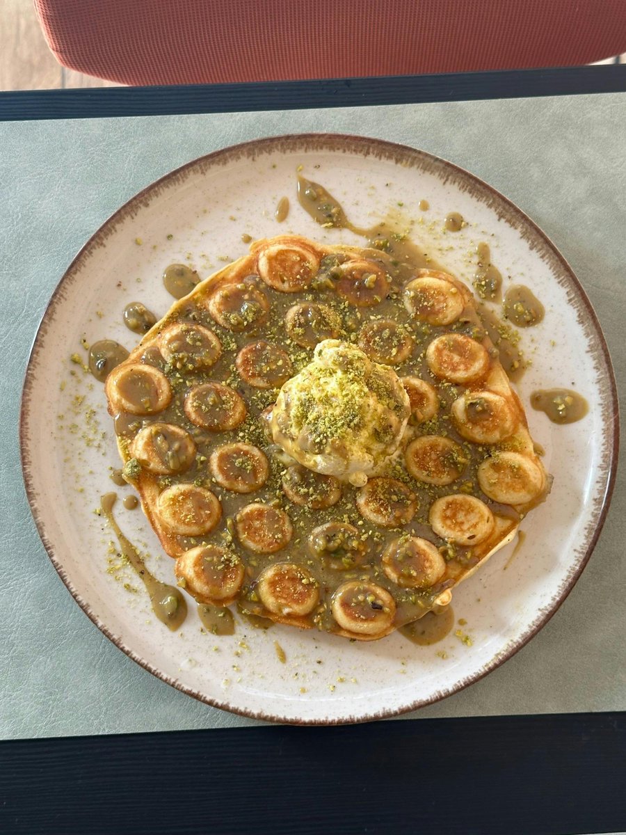 BUBBLE WAFFLE PISTACCHIO